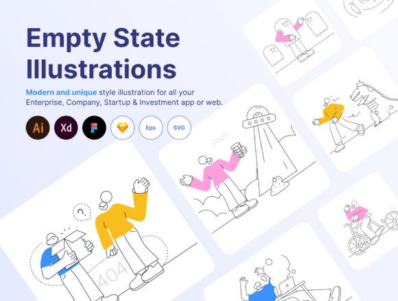 Designing Better User Journeys with Empty State Illustrations