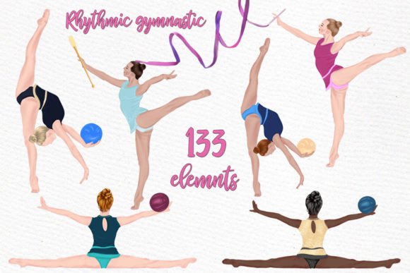 Designing with Gymnastics Clipart: A Best Friends Collection