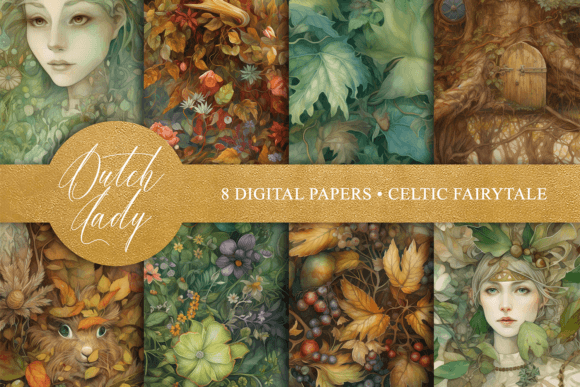 Enchanting Celtic Fairytale Patterns for Designers