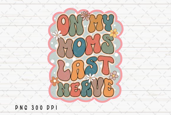 Finding the Playful Retro Vibe: Toddler Kids Baby Funny Retro Mom PNG