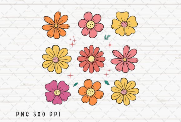 Flowers Spring Summer Floral Groovy PNG: Design Guide