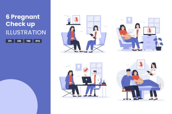 Pregnant Woman Visiting Doctor: A Designer's Guide to This Essential Health Illustration