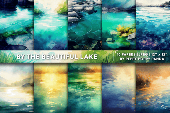 Refreshing Your Brand with Beautiful Summer Lake Background Textures